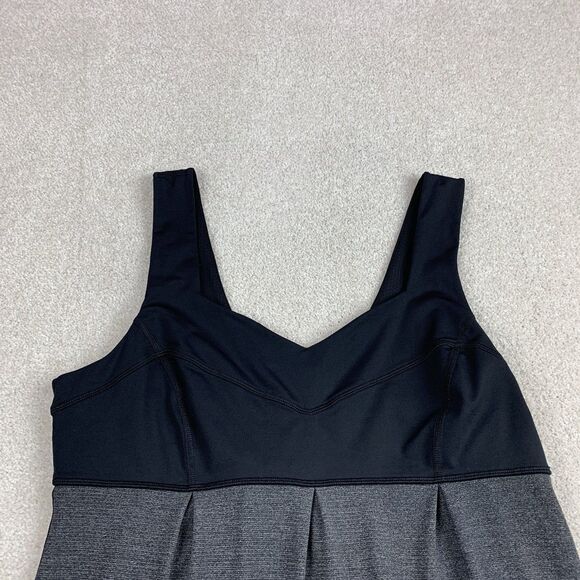 Lululemon Womens Run Tame Me Tank Top Sz 12 Yoga Luxtreme Cinch Waist Black - Picture 3 of 12